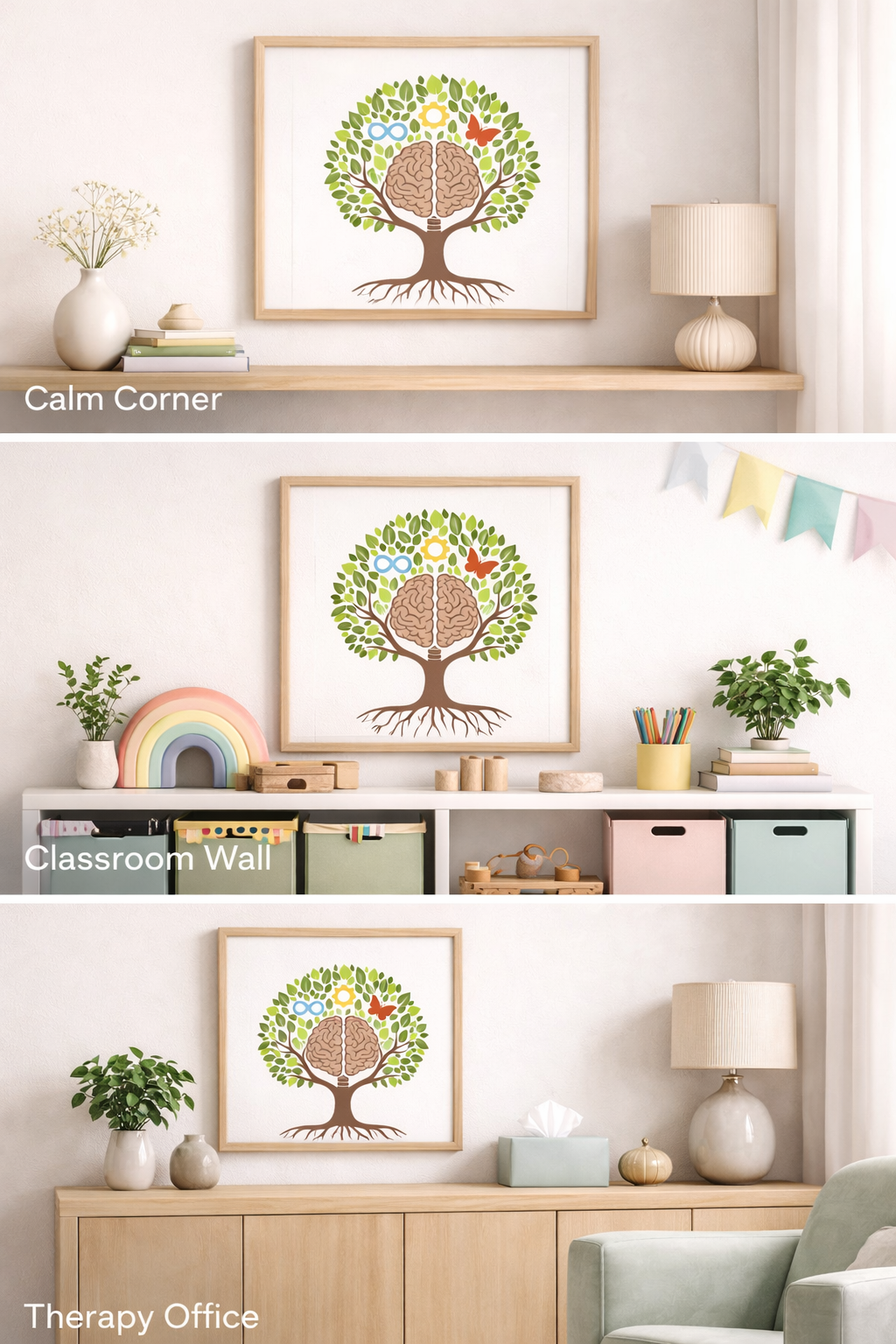 The Neuro-Tree Of Life - Neurodiversity SVG Wall Art (Digital Download)