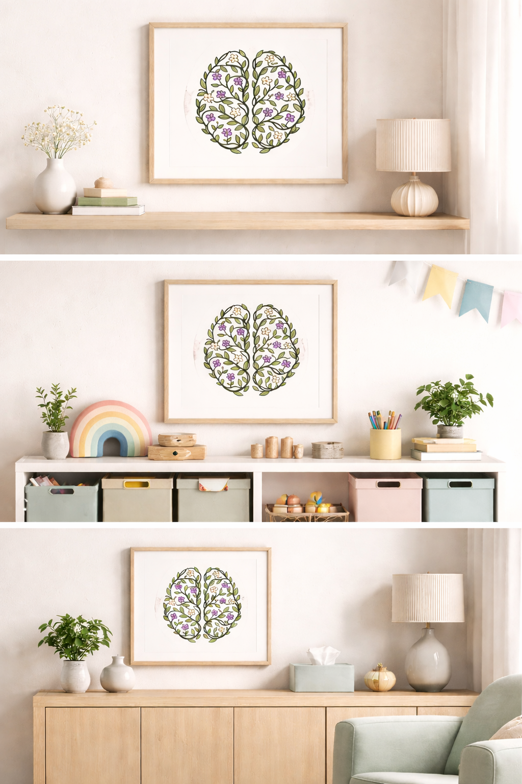 The Neural Vine - Neurodiversity SVG Wall Art (Digital Download)